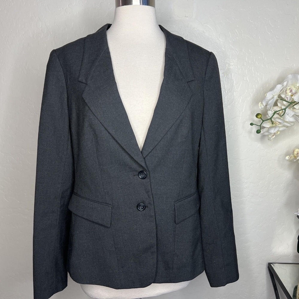 The Limited Collection dark grey Blazer Jacket Women's Size 10 MSRP $138